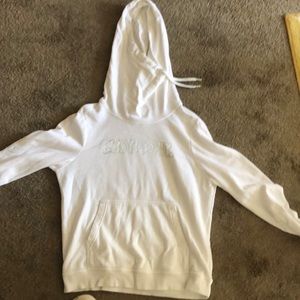 White NIKE hoodie